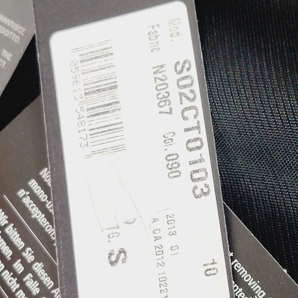 Just Cavalli Black Square Neck Bodycon Dress Animal Print Neckline Size S NWT - Picture 11 of 14